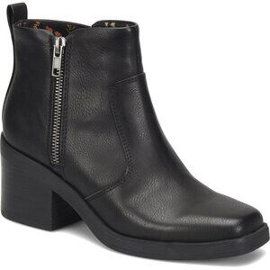 B.O.C. Womens Lexy Block Heel Square Toe Ankle Boots